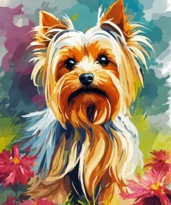 Yorkshire Terrier Dog Diamond Painting