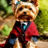 Yorkshire Terrier Wearing Harry Potter Custom Diamond Painting