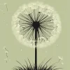 Abstract Dandelion Diamond Painting