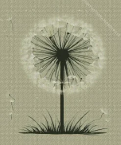 Abstract Dandelion Diamond Painting