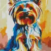 Abstract Yorkshire Terrier Diamond Painting