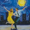 Abstract Starry Night La La Land Diamond Painting