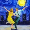 Abstract Starry Night La La Land Diamond Painting