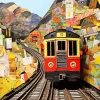 Abstract Train Diamond Painting