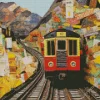 Abstract Train Diamond Painting