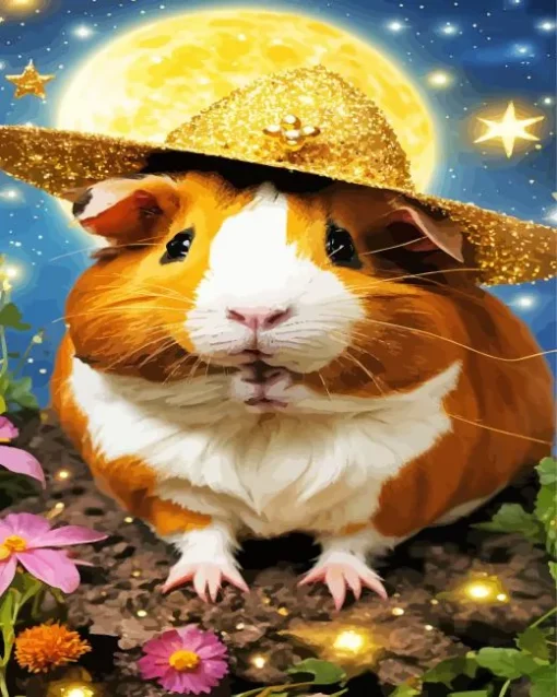 Adorable Guinea Pig Diamond Painting