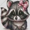 Adorable Raccoons Diamond Painting