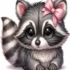 Adorable Raccoons Diamond Painting