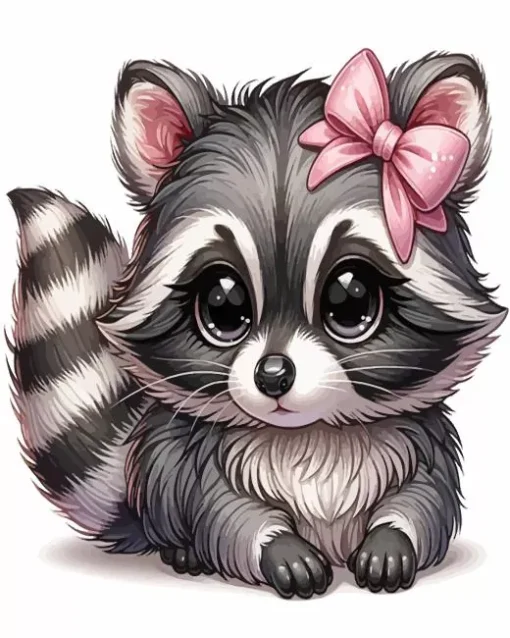 Adorable Raccoons Diamond Painting