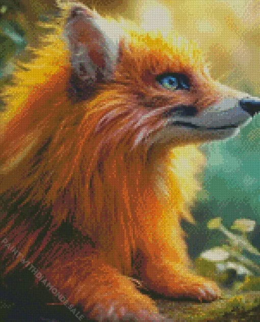 Adorable Red Fox Diamond Painting