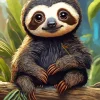 Adorable Sloth Diamond Painting