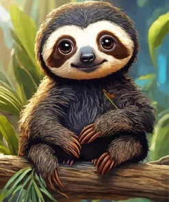 Adorable Sloth Diamond Painting