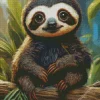 Adorable Sloth Diamond Painting