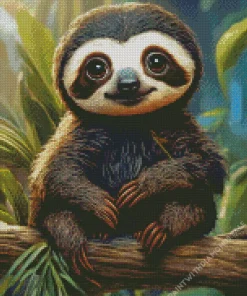 Adorable Sloth Diamond Painting