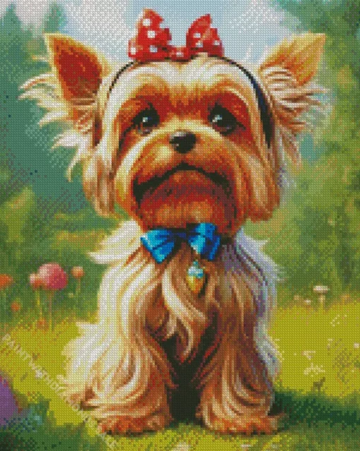 Adorable Yorkshire Diamond Painting