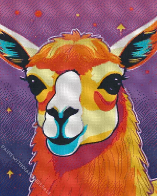 Adorable llama Diamond Painting