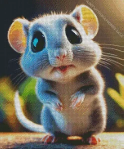 Adorable Mouse Diamond Painting