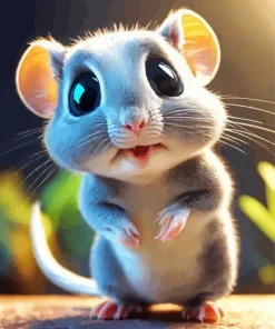 Adorable Mouse Diamond Painting