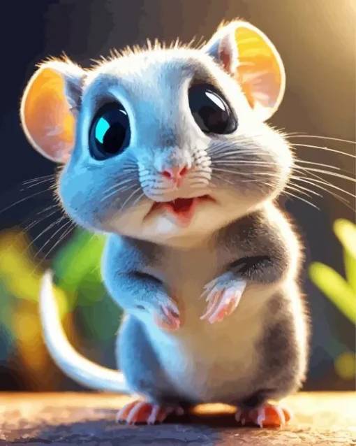 Adorable Mouse Diamond Painting