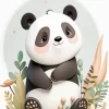 Adorable Panda Diamond Painting