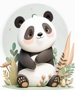 Adorable Panda Diamond Painting