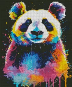 Aesthetic Colorful Bear Diamond Painting