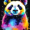 Aesthetic Colorful Bear Diamond Painting