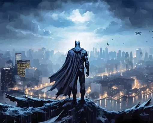 Aesthetic Batman The Dark Knight Diamond Painting