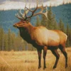 Aesthetic Elk Animal Diamond Painting