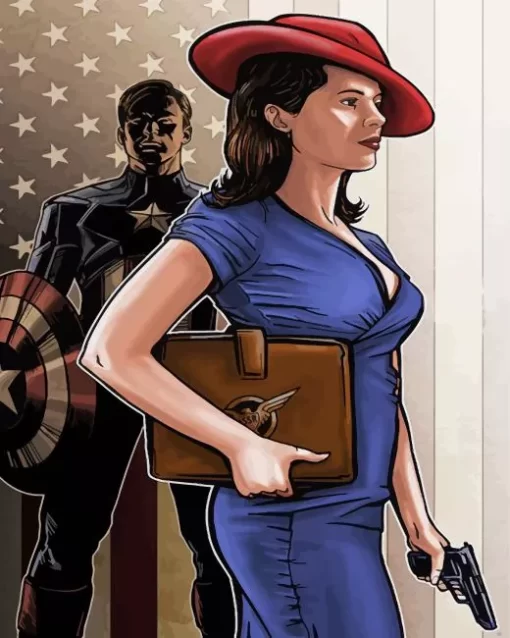 Agent Carter Art Diamond Painting