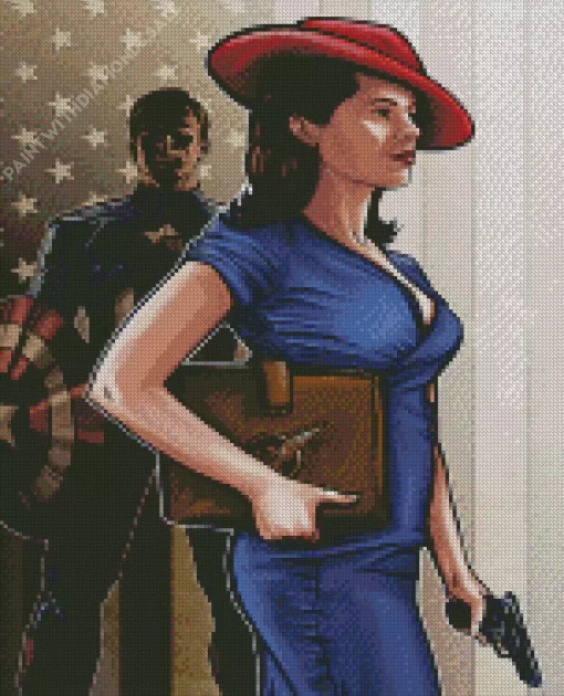 Agent Carter Art Diamond Painting