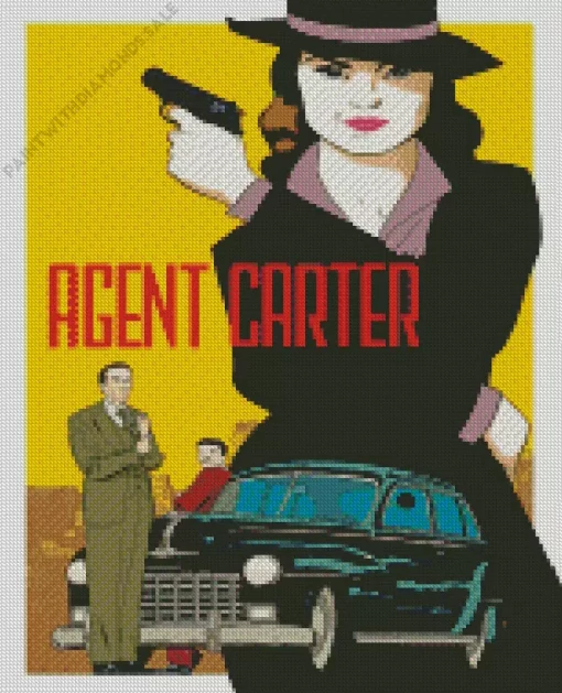 Agent Carter Marvel Universe Diamond Painting