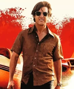 American Made 2017 Tom Cruise Diamond Painting