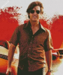 American Made 2017 Tom Cruise Diamond Painting