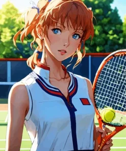 Anime Tennis Girl Diamond Painting