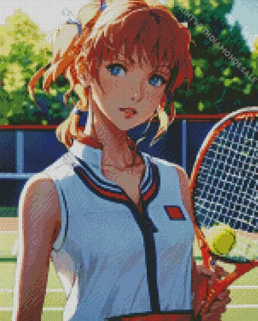 Anime Tennis Girl Diamond Painting