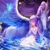 Anime Girl And Unicorn Diamond Painting