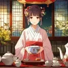 Anime Girl Making Tea Diamond Painting