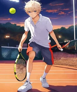 Anime Tennis Player Diamond Painting