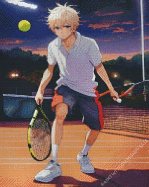 Anime Tennis Player Diamond Painting