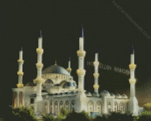 Antalya Mosque Diamond Painting