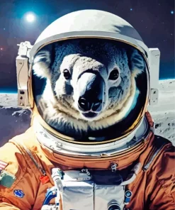 Astronaut Koala Diamond Painting