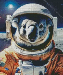 Astronaut Koala Diamond Painting