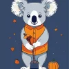 Autumn Koala Diamond Painting