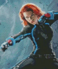 Avengers Black Widow Diamond Painting