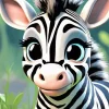 Baby Zebra Diamond Painting