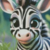 Baby Zebra Diamond Painting