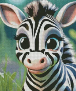 Baby Zebra Diamond Painting