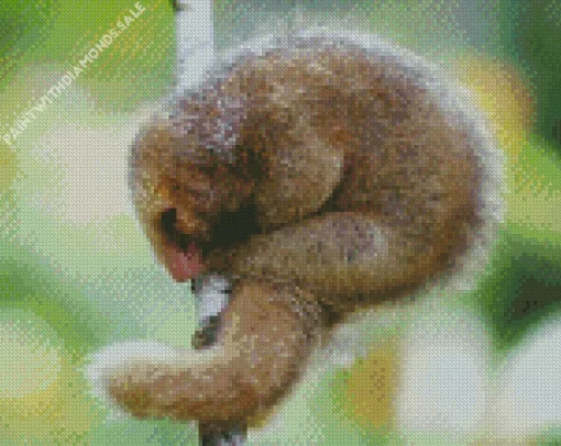 Baby Northern Silky Anteater Diamond Painting