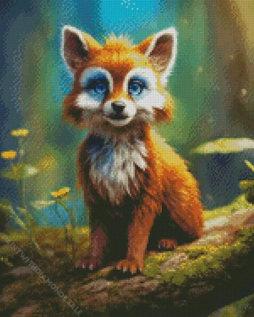 Baby Red Fox Diamond Painting